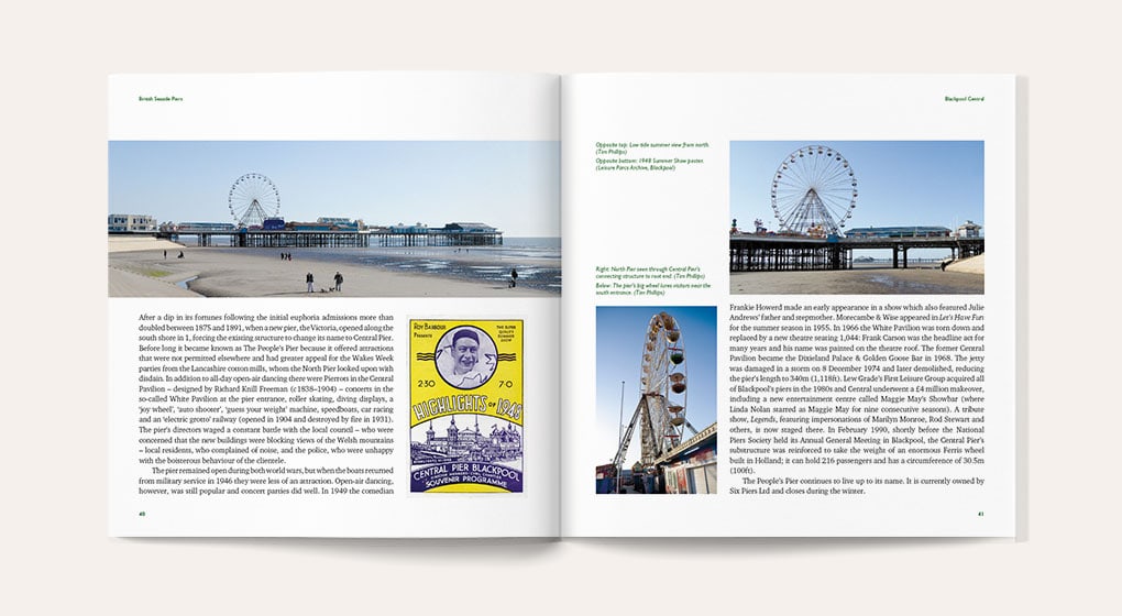 British Seaside Piers -sample page