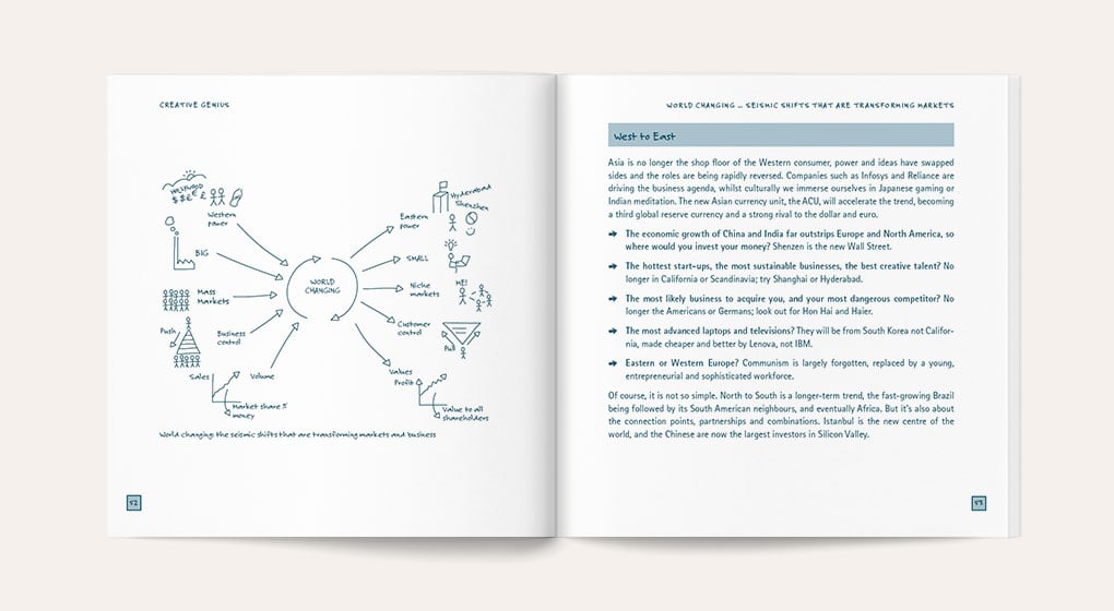 Creative Genius: An Innovative Guide for Business Leaders, Border Crossers and Game Changers - sample page