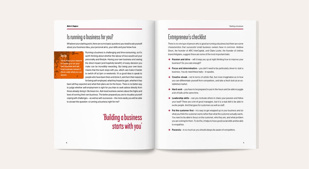 Make It Happen: The Prince’s Trust Guide to Starting Your Own Business - sample page